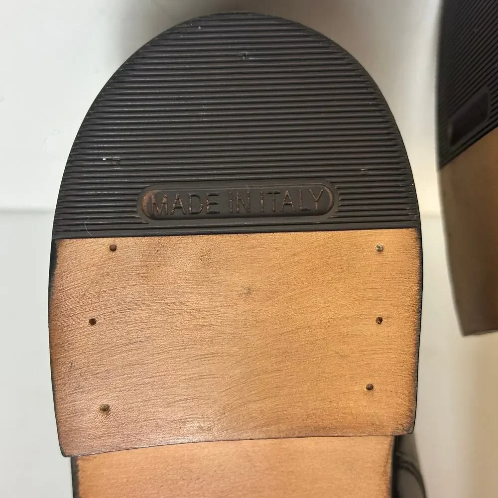 FULLY RESOLED Adlen 901 Perf Tip Bal Oxford Black Calf Hassis Made in USA 12 D